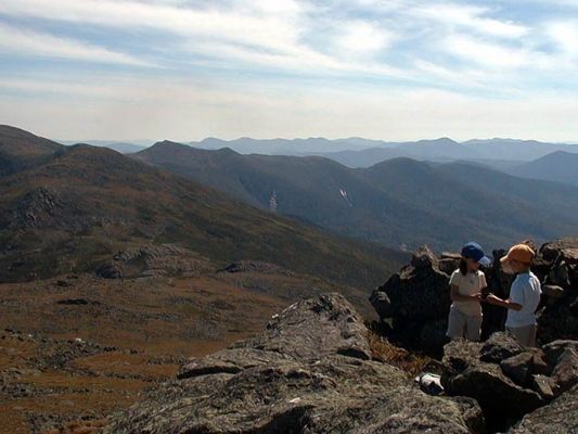 Neophyte Alpinists
Youngsters atop Mt. Jefferson, September 2002
Keywords: white mountains presidentials jefferson